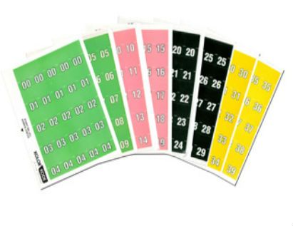 Double Number Top Tab - Sheet