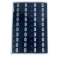 Numeric 12mm White On Black Side Tab Labels 0 to 9 - Image 3