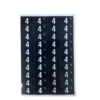 Numeric 12mm White On Black Side Tab Labels 0 to 9 - Image 7