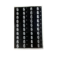 Numeric 12mm White On Black Side Tab Labels 0 to 9 - Image 9