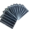 Numeric 12mm White On Black Side Tab Labels 0 to 9 - Image 2