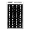 Numeric 12mm Side Tab Labels - Sheet - Image 3